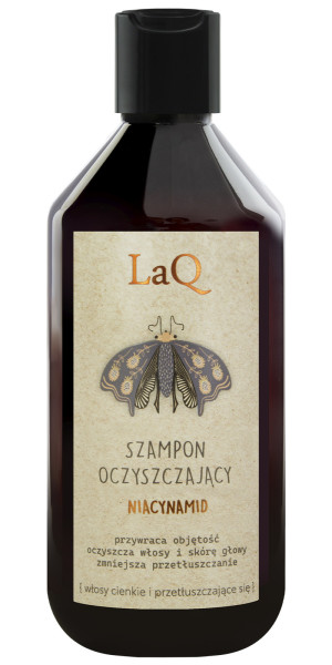 LAQ Szampon z niacynamidem oczyszczający, 300 ml