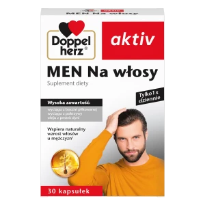 Doppelherz aktiv MEN Na włosy, 30 kapsułek