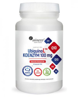 Aliness, Ubiquinol Koenzym Q10 100 mg, kapsułki, 60 sztuk