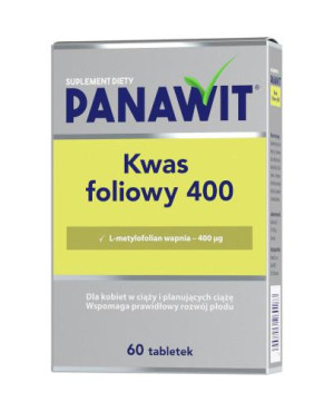 Panawit Kwas foliowy 400, tabletki, 60 sztuk