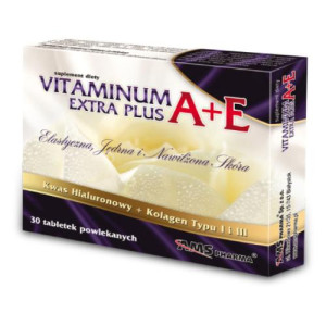 VITAMINUM A+E, EXTRA PLUS, tabletki powlekane, 30 sztuk