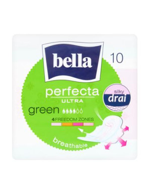 Bella Perfecta Ultra Green, podpaski, 10 sztuk