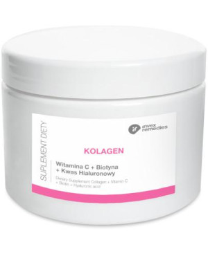 Kolagen + Witamina C + Biotyna + Kwas hialuronowy, 184 g
