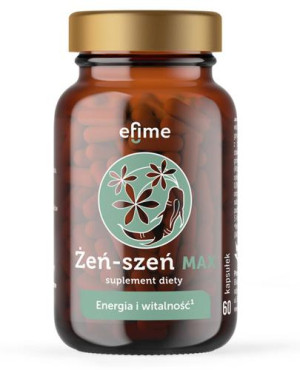 Efime Żeń-szeń MAX, kapsułki, 60 sztuk