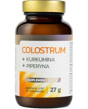 Colostrum + Kurkumina + Piperyna, 60 tabletek