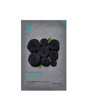 HOLIKA HOLIKA Pure Essence Mask Sheet CHARCOAL maseczka na bawełnianej płachcie - 1 sztuka