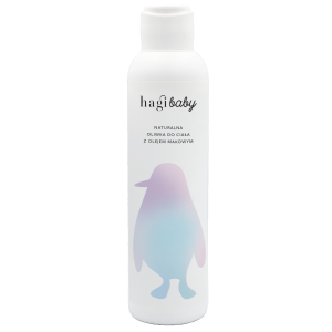 Hagi Baby Naturalna oliwka do ciała dla dzieci z olejem makowym, 150 ml