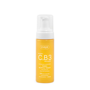Ziaja Witamina C.B3 Niacynamid Naturalnie Nawilżamy, pianka do mycia twarzy, 150 ml
