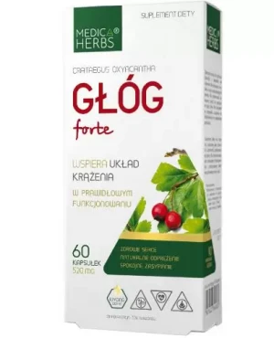Medica Herbs Głóg Forte 60 kapsułek