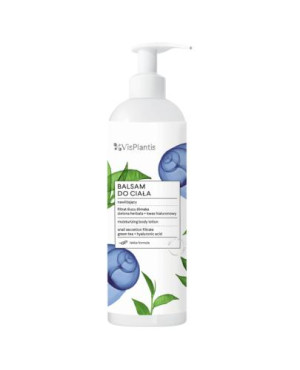 Vis Plantis Balsam nawilżający z filtratem śluzu ślimaka, zielona herbata + kwas hialuronowy, 400 ml