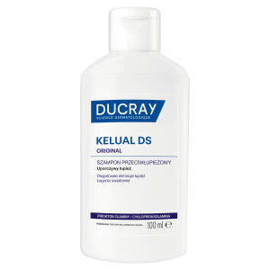 DUCRAY KELUAL DS ORIGINAL Szampon Przeciwłupieżowy, uporczywy łupież, 100 ml