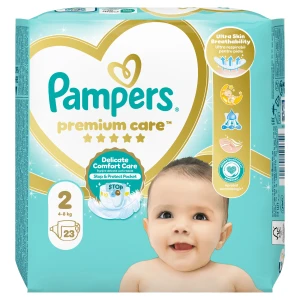 Pampers Pieluchy Premium Care rozmiar 2, 23 sztuki pieluszek
