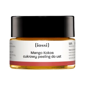 Iossi, Mango Kokos, cukrowy peeling do ust, 15 ml
