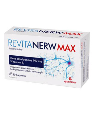REVITANERW MAX 600 mg, 30 kapsułek