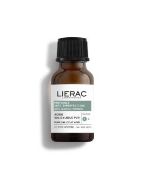 Lierac Protocole, Koncentrat Stop-Wypryskom Czysty Kwas Salicylowy, redukcja niedoskonałości, 15 ml