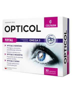 Colfarm Opticol total, tabletki powlekane, 30 sztuk