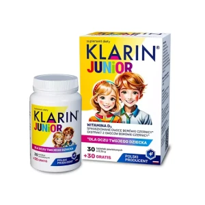 Klarin Junior, tabletki powlekane, 30 + 30 sztuk