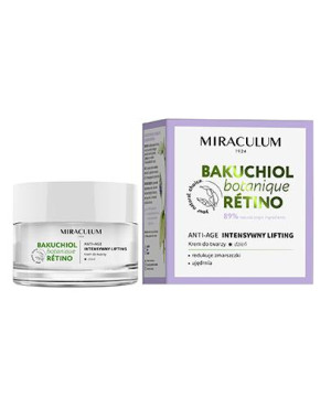 Miraculum Bakuchiol Botanique Retino Anti-Age Intensywny lifting Krem do twarzy na dzień, 50 ml