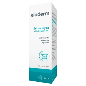 Eloderm żel do mycia ciała i włosów 2w1, 200 ml