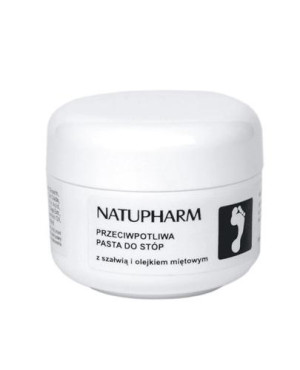 Natupharm Przeciwpotliwa pasta do stóp, 50 g