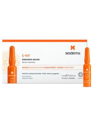 Sesderma C-Vit Intensywne serum Natychmiastowe rozświetlenie 12%, 10 x 1,5 ml