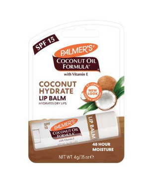 Palmer’s Coconut Oil Formula, Balsam do ust nawilżający z olejkiem kokosowym SPF 15, 4 g