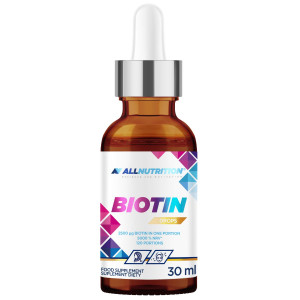 Allnutrition, Biotin Drops, płyn, 30 ml