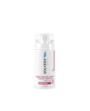 SOLVERX SENSITIVE SKIN, krem micelarny do demakijażu twarzy dla kobiet, 100 ml