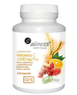 Aliness, Witamina C 1000 mg plus, kapsułki, 100 sztuk