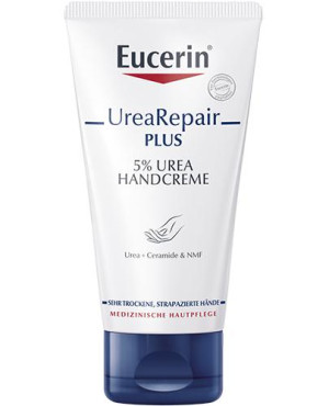 Eucerin UreaRepair PLUS Regenerujący Krem do rąk z 5% Mocznikiem do suchej skóry, 75 ml