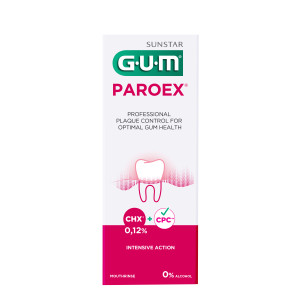 Sunstar GUM Paroex Płyn do płukania jamy ustnej 0,12% CHX, 300 ml