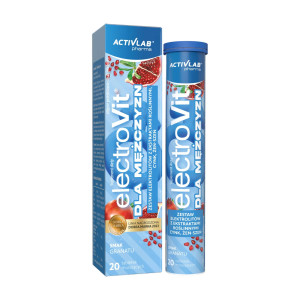 Activlab PharmaElectroVit dla mężczyzn, smak granatu, tabletki musujące, 20 sztuk