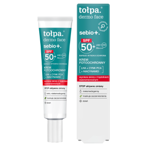 Tołpa Dermo Face Sebio+ Spf 50+, krem fotoochronny, 40 ml