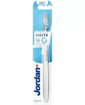 Jordan Target White Soft szczoteczka do zębów miękka 1 sztuka