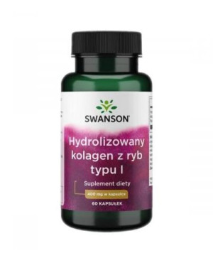 SWANSON Hydrolizowany kolagen z ryb typu I - 60 kaps.