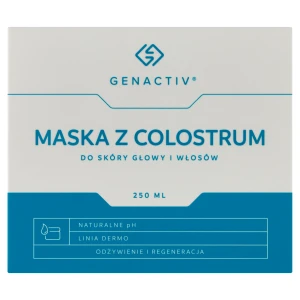 Genactiv, Maska z Colostrum do skóry głowy i włosów, 250 ml