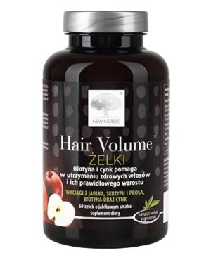 Hair Volume Żelki - 60 szt. Na włosy i skórę - cena, opinie, właściwości