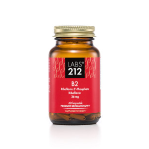Labs212 Witamina B2 R-5'-P + Riboflavin, kapsułki, 60 sztuk
