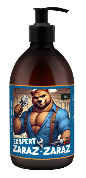 LaQ, żel pod prysznic Ekspert od zaraz, 500 ml