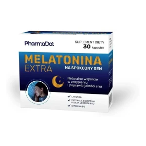 Melatonina Extra, kapsułki, 30 sztuk