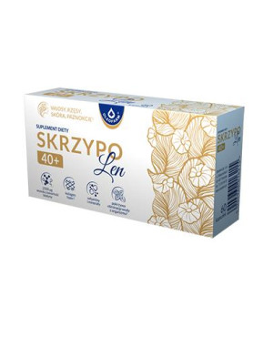 Skrzypolen 40+ z biotyną włosy, rzęsy, skóra, paznokcie, 60 kapsułek