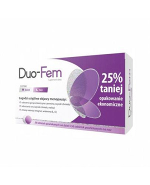 Duo-Fem, tabletki dzień i noc, 2 x 56 sztuk