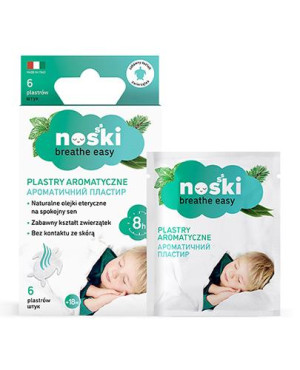 Noski Plastry Aromatyczne dla dzieci 18 m+, 6 sztuk