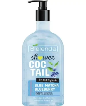 Bielenda Shower Coctail energetyzujący żel pod prysznic blue matcha + blueberry 400 ml