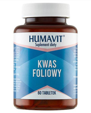 Humavit Kwas foliowy, tabletki, 60 sztuk