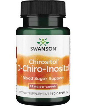 Swanson D-Chiro-Inozytol - 60 kaps. Na poprawę nastroju - cena, opinie, właściwości