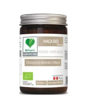 Aliness BeOrganic, Maca BIO 500 mg, tabletki, 100 sztuk