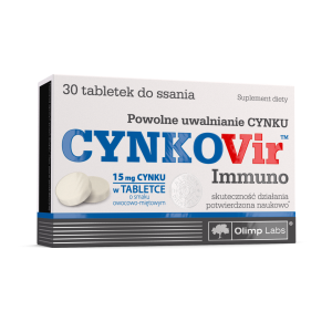 Olimp Labs, Cynkovir Immuno, tabletki, 30 sztuk