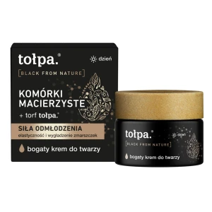 Tołpa Black From Nature, Bogaty krem do twarzy na dzień, 50 ml