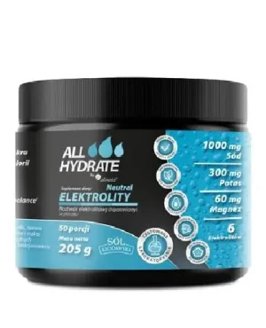 Aliness AllHydrate, Elektrolity neutral, 205 g